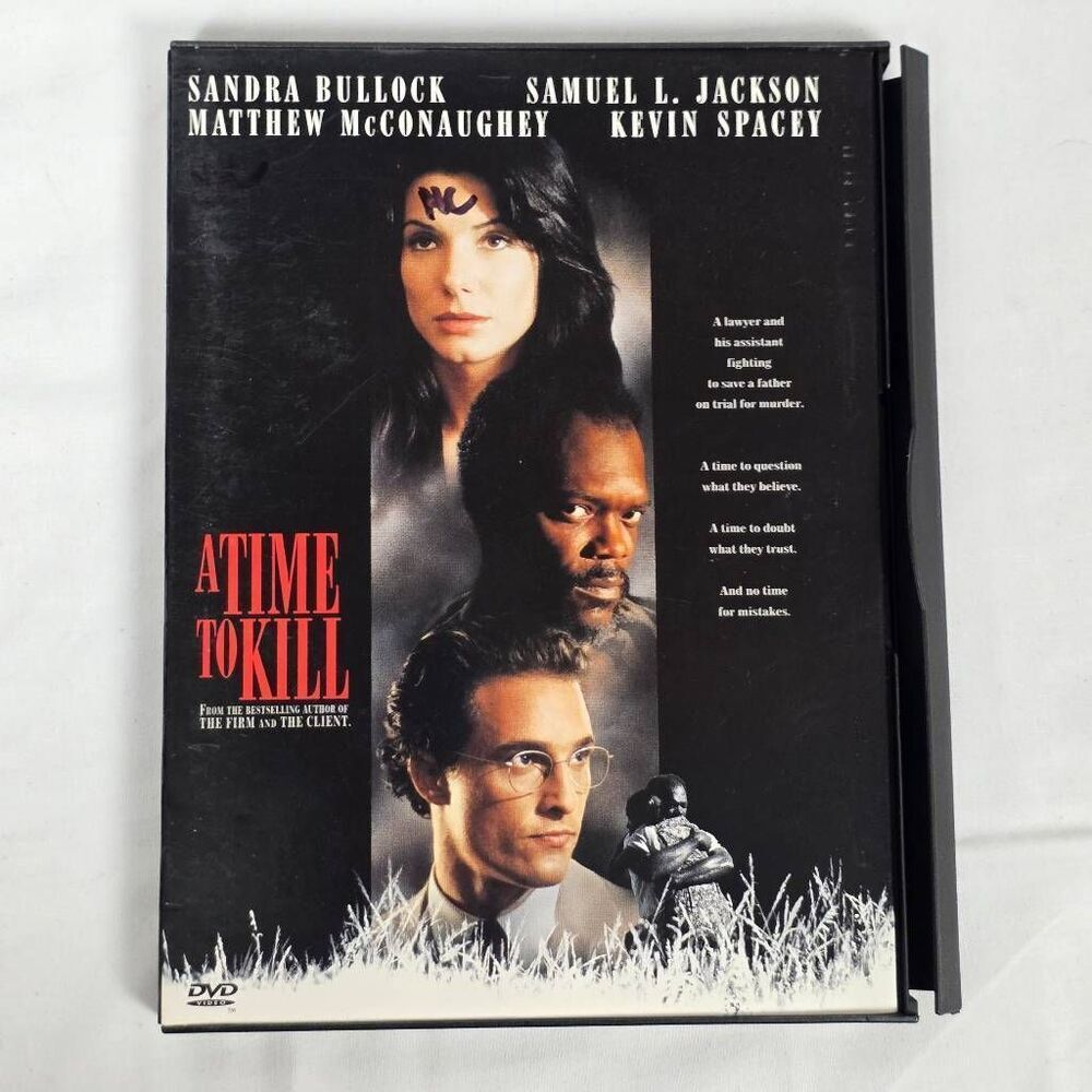 A Time to Kill (DVD, 1996) Sandra Bullock, Samuel L. Jackson